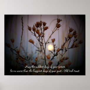 Irish Toast met Full Moon door Sage Poster