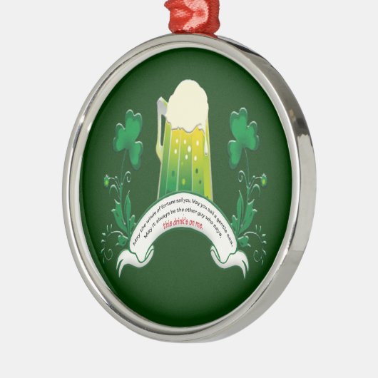 Irish Toast Ornament (Links)