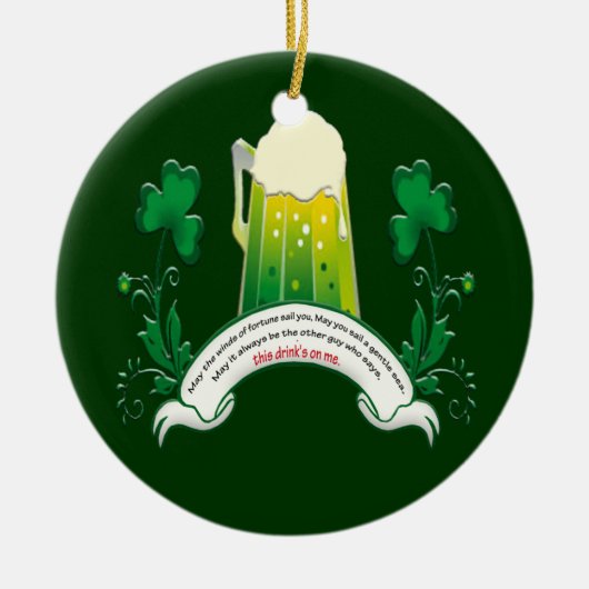 Irish Toast Ornament (Voorkant)