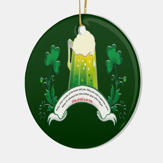 Irish Toast Ornament (Links)