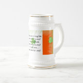 Irish Toast Stein Mok (Voorkant rechts)