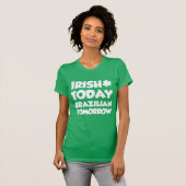 Irish Today Brazililian Tomorrow (ON DARK) T-shirt (Voorkant volledig)