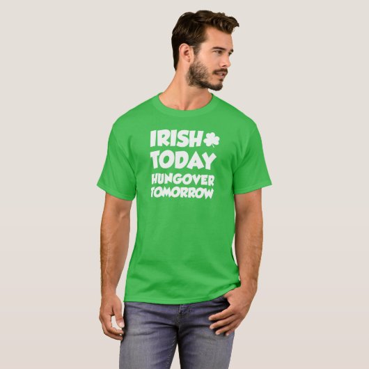 Irish Today - De Morgen van de Hongaar (ON DARK) T-shirt (Voorkant volledig)