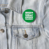 Irish Today Greek Tomorrow Button (In situ)