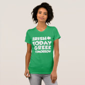 Irish Today Greek Tomorrow (OP DARK) T-shirt (Voorkant volledig)