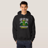 Irish Today Hungover Tomorrow Funny St Patrick's Hoodie (Voorkant volledig)