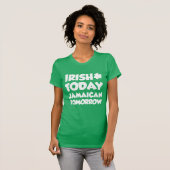 Irish Today Jamaican Tomorrow (OP DARK) T-shirt (Voorkant volledig)