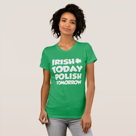 Irish Today Pools Morgen (OP DARK) T-shirt (Voorkant volledig)