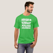 Irish Today Pools Morgen (OP DARK) T-shirt (Voorkant volledig)
