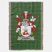 Irish Toomey of O_Twomey Wapen Familie Cres Deken (Voorkant Verticaal)