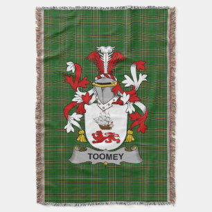 Irish Toomey of O_Twomey Wapen Familie Cres Deken