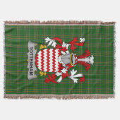 Irish Tottenham Coat of Arms Family Crest Ireland Deken (Voorkant)