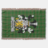 Irish Trevor Coat of Arms Family Crest Ireland Deken (Voorkant)