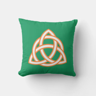 Irish Trinity Knot Triquetra Celtic Patricks Day Kussen