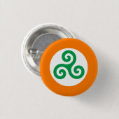 Irish Trisĭ Badge Ronde Button 3,2 Cm (Voorkant /achterkant)