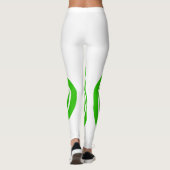Irish Triskel Happy St Patrick White Leggings (Achterkant)