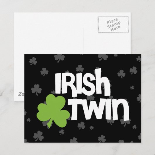 Irish Twin Briefkaart (Voorkant / Achterkant)