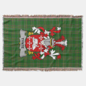 Irish Tynte Coat of Arms Family Crest Ireland Deken (Voorkant)
