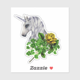 Irish Unicorn Sticker