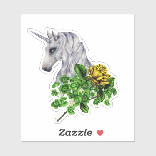 Irish Unicorn Sticker (Vel)