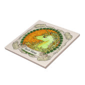 Irish Unicorn Tegeltje (Zijkant)