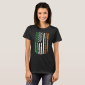 Irish USA Flag St Patricks Day T-shirt (Voorkant volledig)