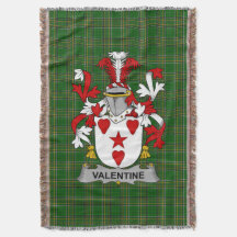 Irish Valentijn Coat of Arms Family Crest Ireland
