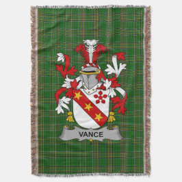 Irish Vance Coat of Arms Family Crest Ireland Deken