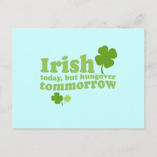 IRISH VANDAAG HONGOVER MORGEN BRIEFKAART