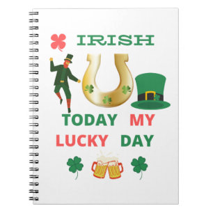 IRISH VANDAAG MIJN LUCKY DAY NOTITIEBOEK