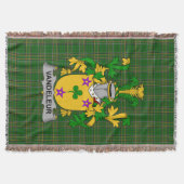 Irish Vandeleur Coat of Arms Family Crest Ireland Deken (Voorkant)