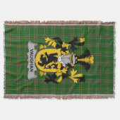 Irish Vaughan Coat of Arms Family Crest Ireland Deken (Voorkant)