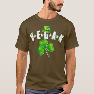 Irish Vegan St Patty Day Vegetarian St Patricks da T-shirt