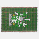 Irish Veldon Coat of Arms Family Crest Ireland Deken (Voorkant)
