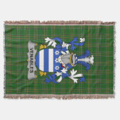 Irish Venables Coat of Arms Family Crest Ireland Deken (Voorkant)