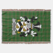 Irish Verner wapenschild Family Crest Ireland Deken (Voorkant)
