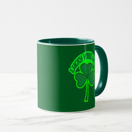 Irish Vibes St Patrick’s Day Shirt – caneca Mok (Voorkant rechts)