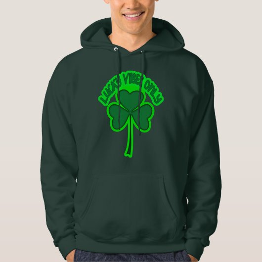 Irish Vibes St Patrick’s Day Shirt – Moletom (Voorkant)