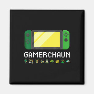 Irish Video Game Controller Leprechaun Boys St Pat Magneet