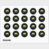 Irish Video Game Controller Leprechaun Boys St Pat Ronde Sticker (Vel)