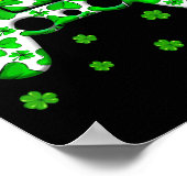 Irish Video Game Controller St Patricks Day Gamer Poster (Hoek)