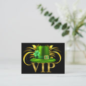 Irish VIP Visitekaartje / Pass / Uitnodiging (Staand voorkant)
