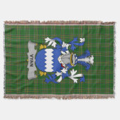 Irish Vyan Coat of Arms Family Crest Ireland Deken (Voorkant)
