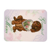 Irish Water Spaniel Heart Mam Magneet (Horizontaal)