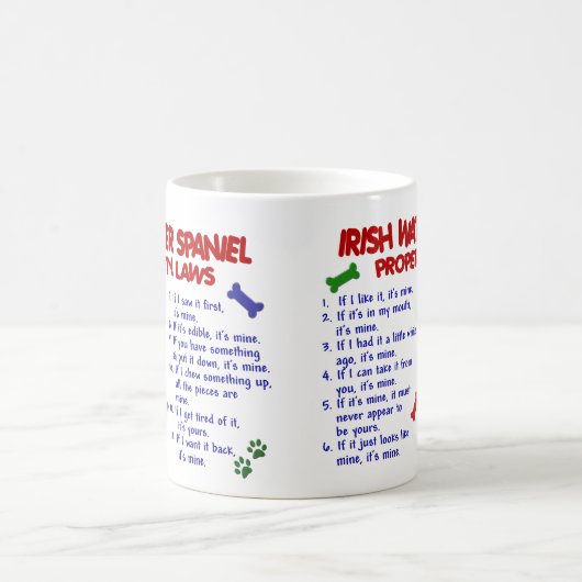 IRISH WATER SPANIEL PL2 KOFFIEMOK (Center)