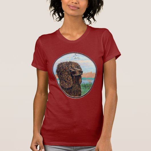 Irish Water Spaniel Tee Shirt (Voorkant)