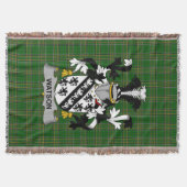 Irish Watson Coat of Arms Family Crest Ireland Deken (Voorkant)