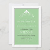 Irish Wedding Arch Invitation 3991 Kaart (Voorkant)