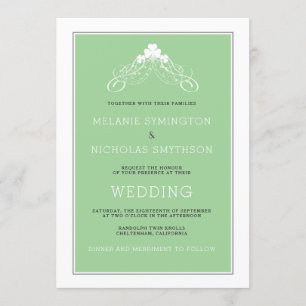 Irish Wedding Arch Invitation 3991 Kaart