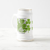 Irish Wedding Blessing - Gepersonaliseerd Bierpul (Voorkant links)